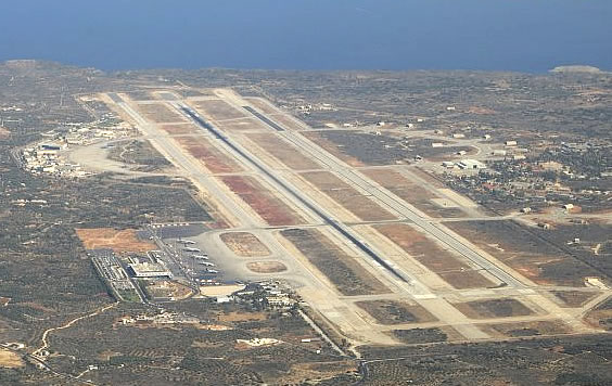 Chania airport Panorama